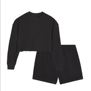 WeWoreWhat Short Sweat Set